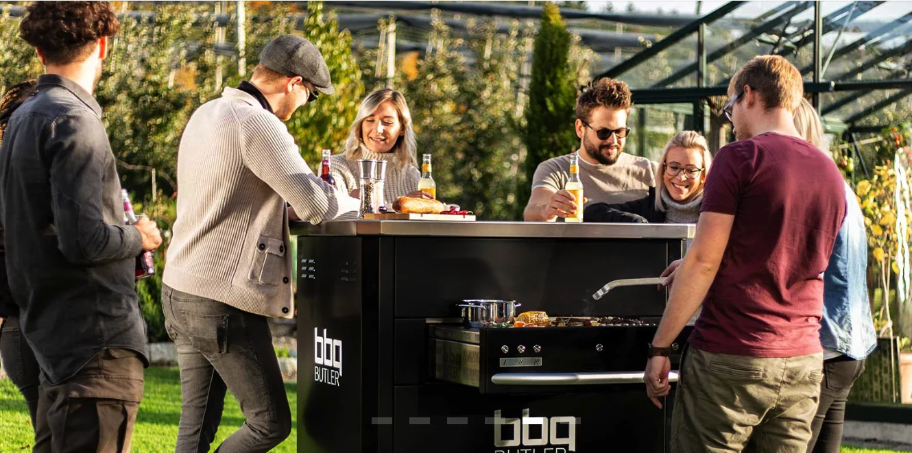 BBQ-Butler – Die weltweit erste App-gesteuerte, selbstreinigende Grillanlage